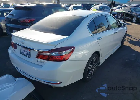 2017 Honda Accord Sport Se z USA, uszkodzony, nr VIN 1HGCR2F13HA275724